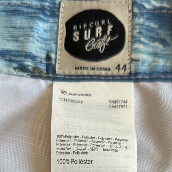 RIP Curl All Time Board Shorts Swim Trunks Mid Length NWT Men’s Size 44 Waist - Picture 9 of 12